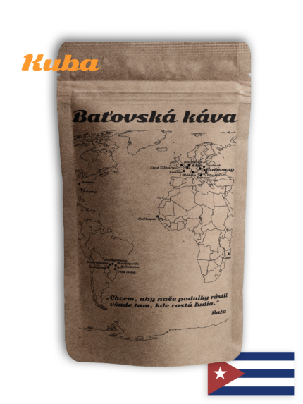 zrnková káva Kuba 100% arabica región Sierra Maestra